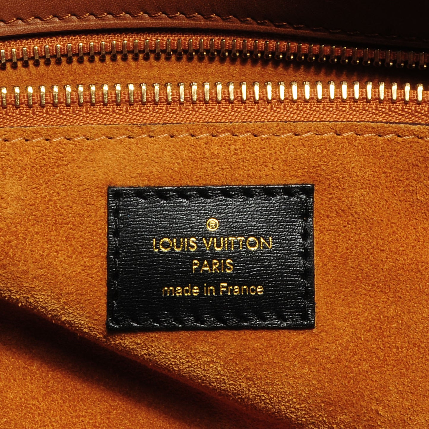 Monogram Cuir Orfevre Tote W PM Noisette