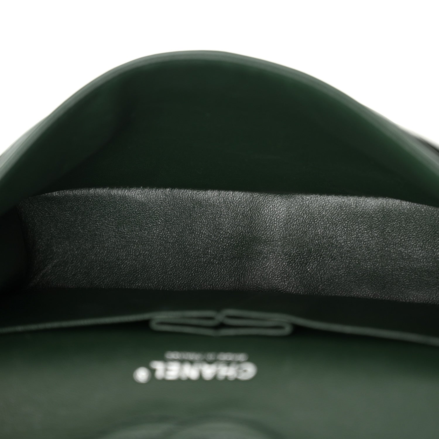 Chanel Lambskin Quilted Medium Double Flap Green 5 of 13