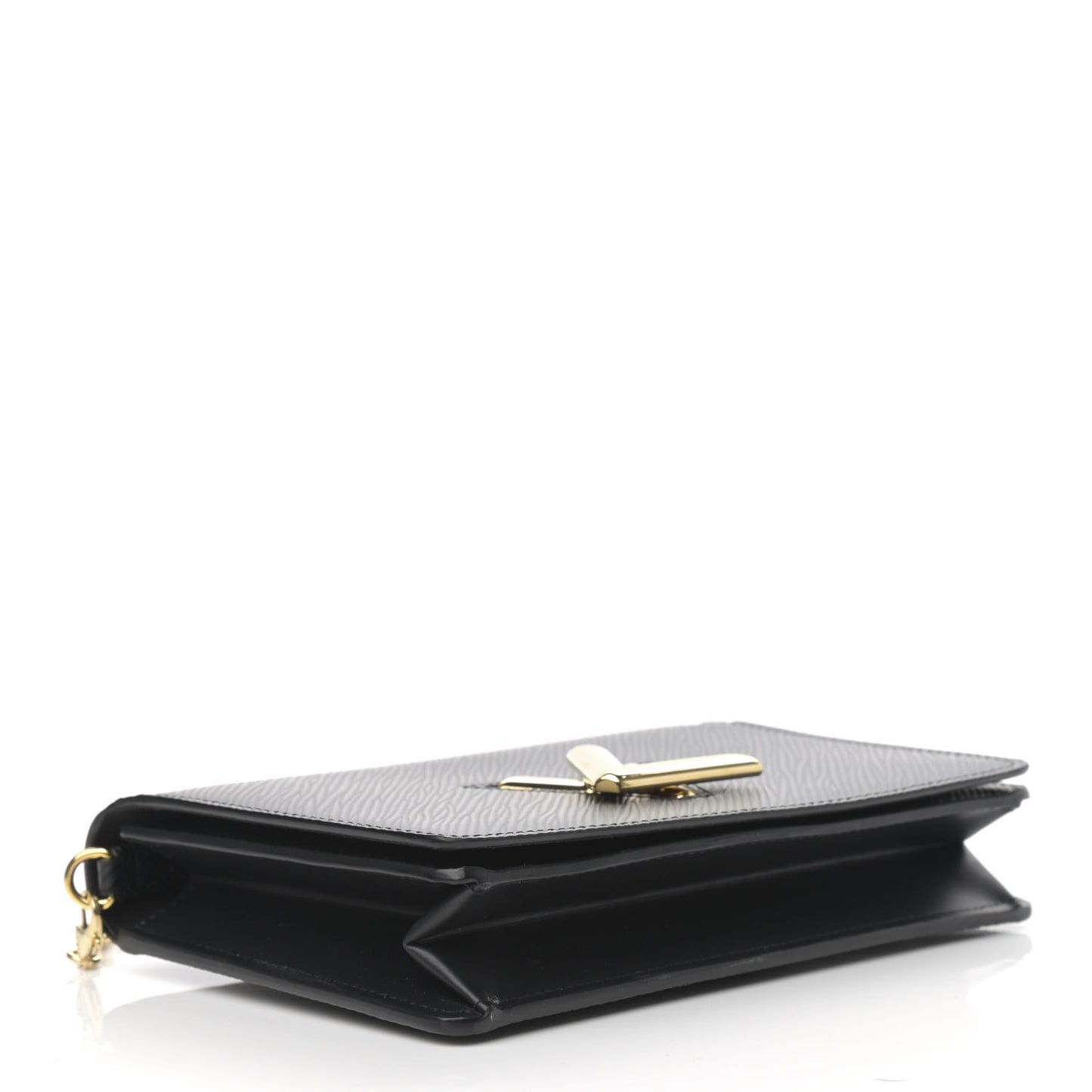 Epi Twist Belt Chain Wallet Black