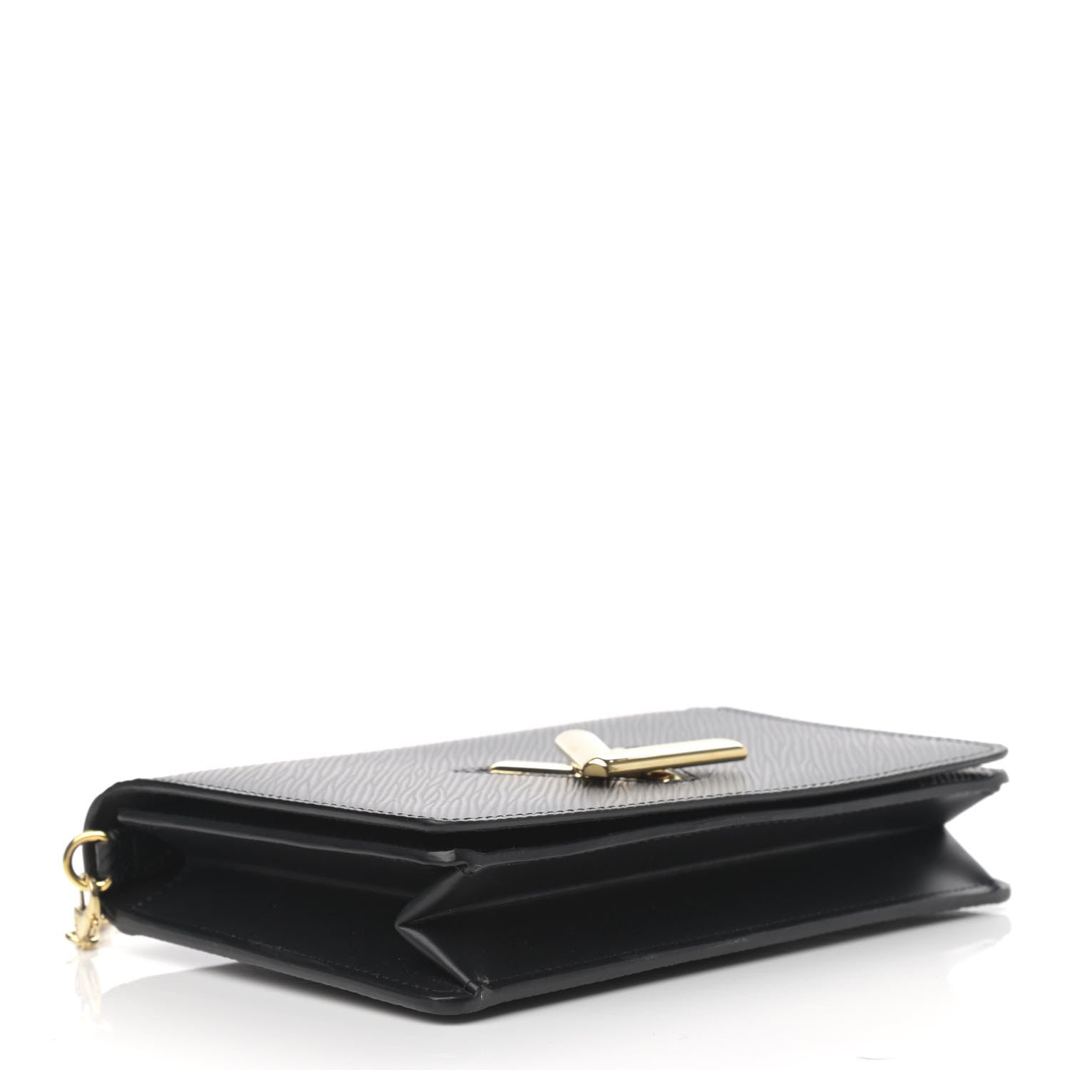 Louis Vuitton Epi Twist Belt Chain Wallet Black 4 of 9