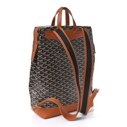 Goyard Goyardine Calfskin Cisalpin Backpack Black Gold 3 of 8