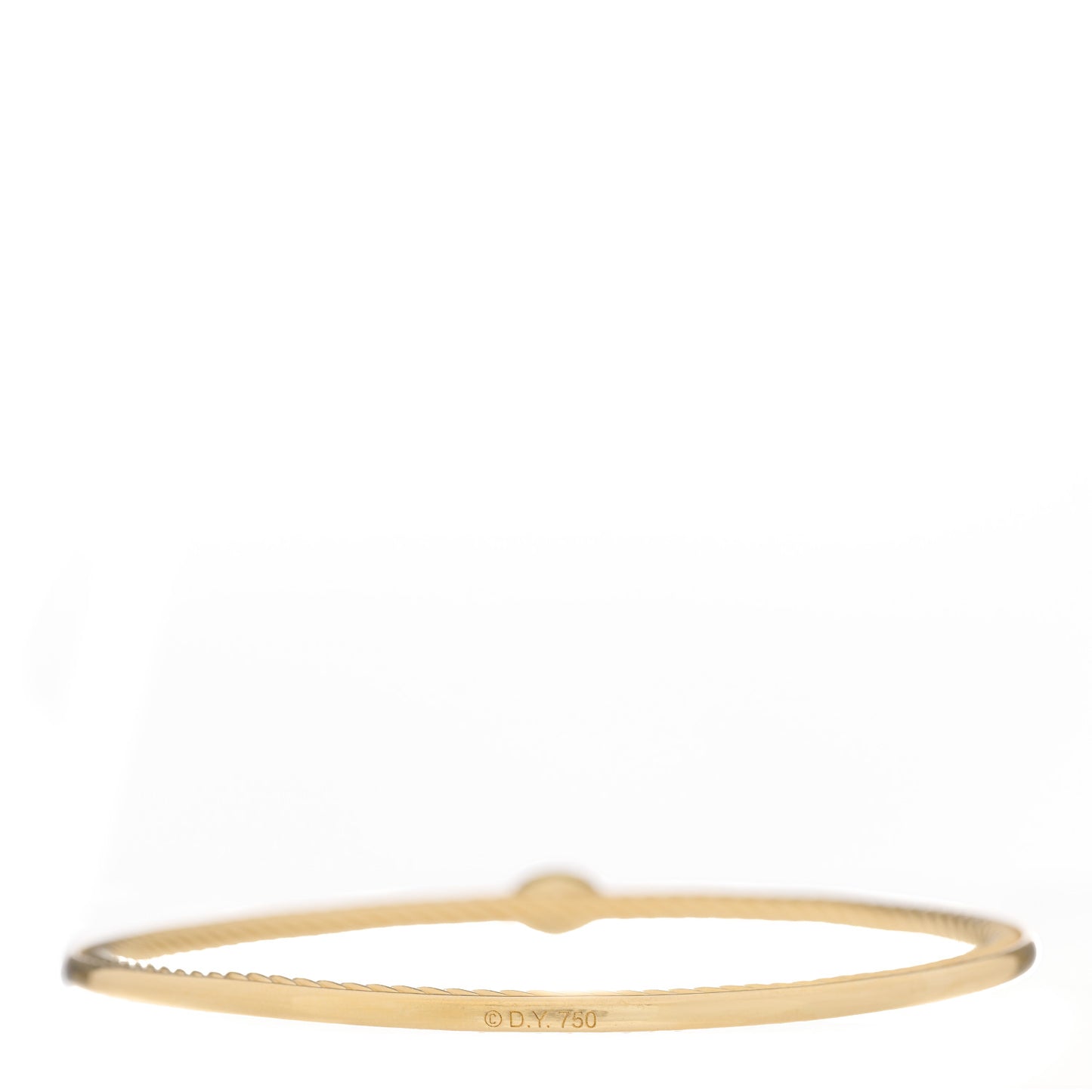 18K Yellow Gold Diamond Oval Station Bracelet