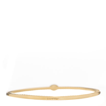 David Yurman 18K Yellow Gold Diamond Oval Station Bracelet 2 of 3