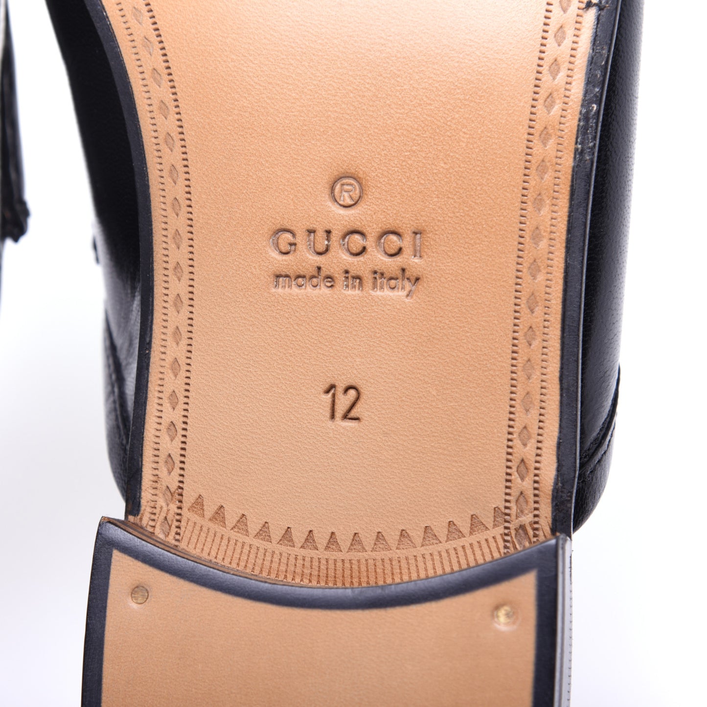 Goatskin Mens Horsebit Slippers 12 Black