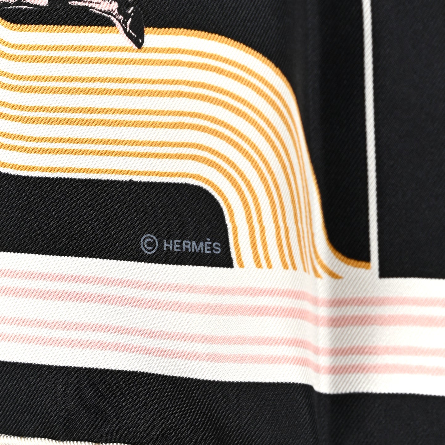 Silk Garde Robe Pop Detail Pocket Square Black Rose Multicolor