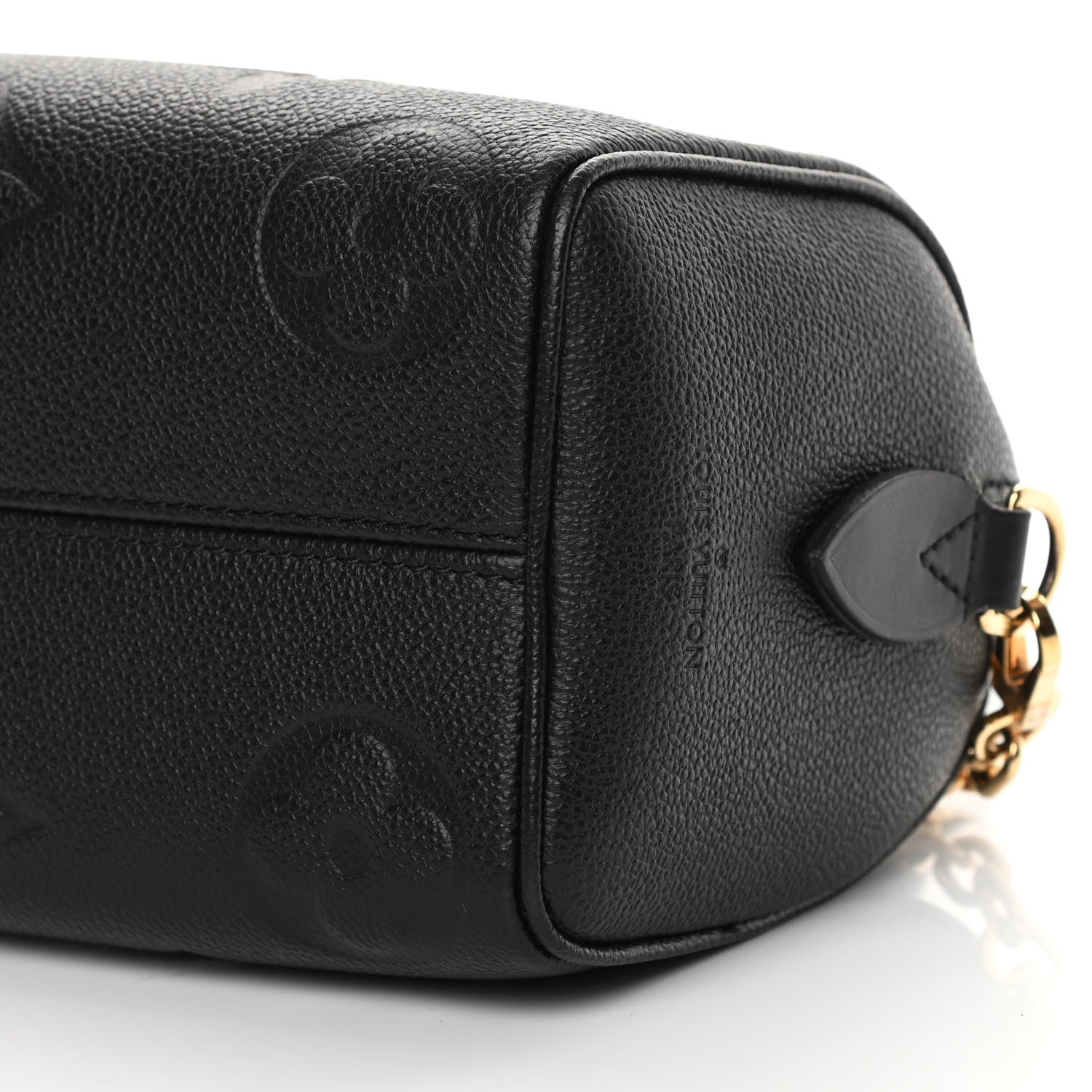 Louis Vuitton Empreinte Monogram Giant Speedy Bandouliere 20 Black 9 of 10