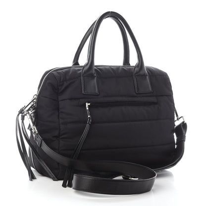 Prada Tessuto Nylon Bomber Tote Black 3 of 7