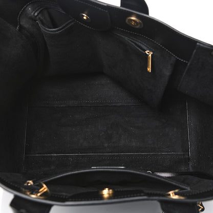 Chanel Caviar Medium Studded Deauville Tote Black 6 of 15