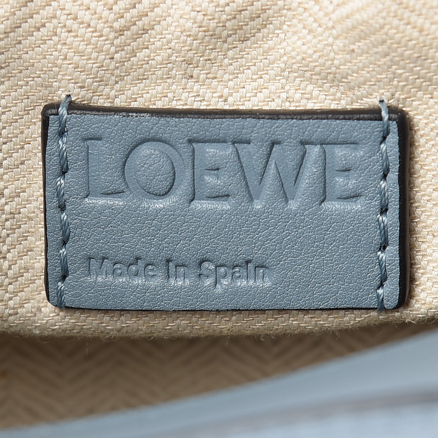 Calfskin Small Puzzle Bag Stone Blue