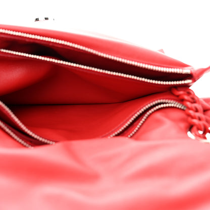 Salvatore Ferragamo Calfskin Small Viva Bow Shoulder Bag Red 6 of 12