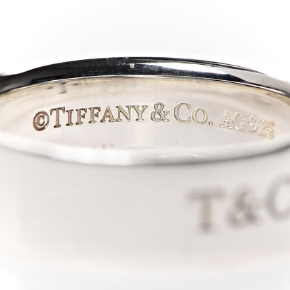 Tiffany Sterling Silver Diamond Locks Ring 56 7.5 3 of 6
