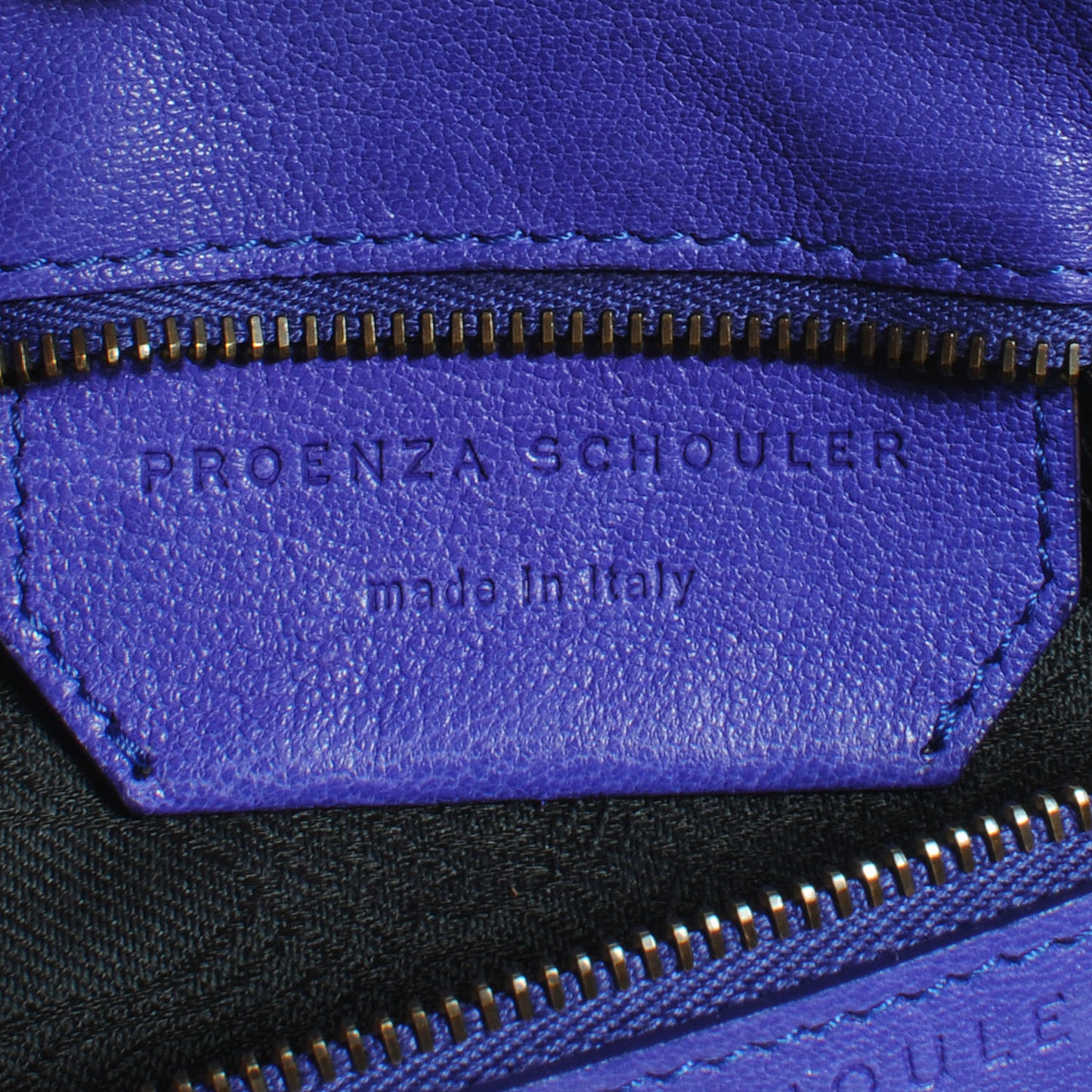 Lambskin PS1 Medium Satchel Purple Rain