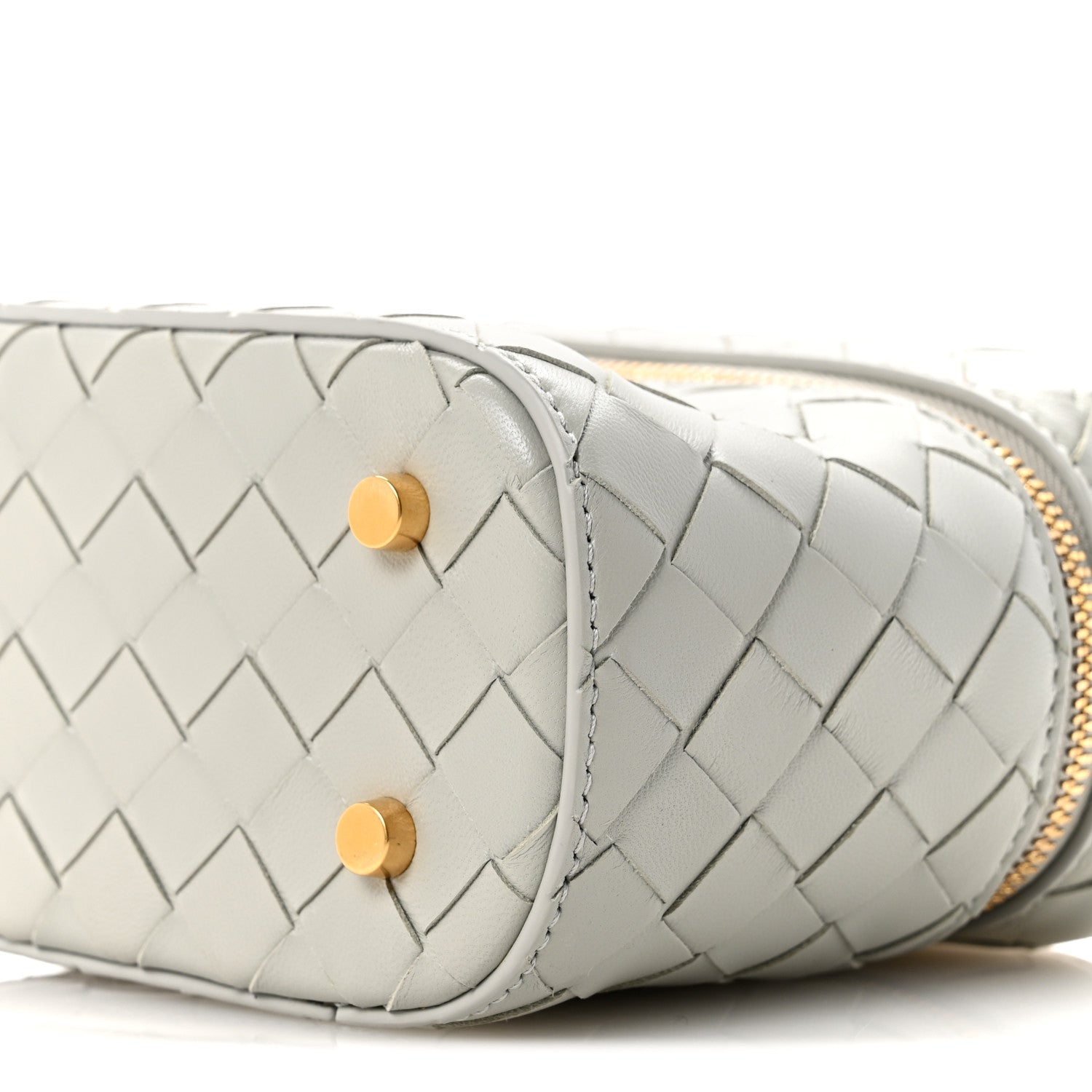 Bottega Veneta Nappa Intrecciato Small Vanity Case On Strap Agate Grey 9 of 10