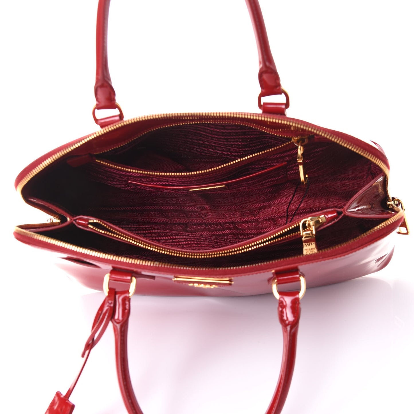 Spazzolato Large Promenade Tote Rubino