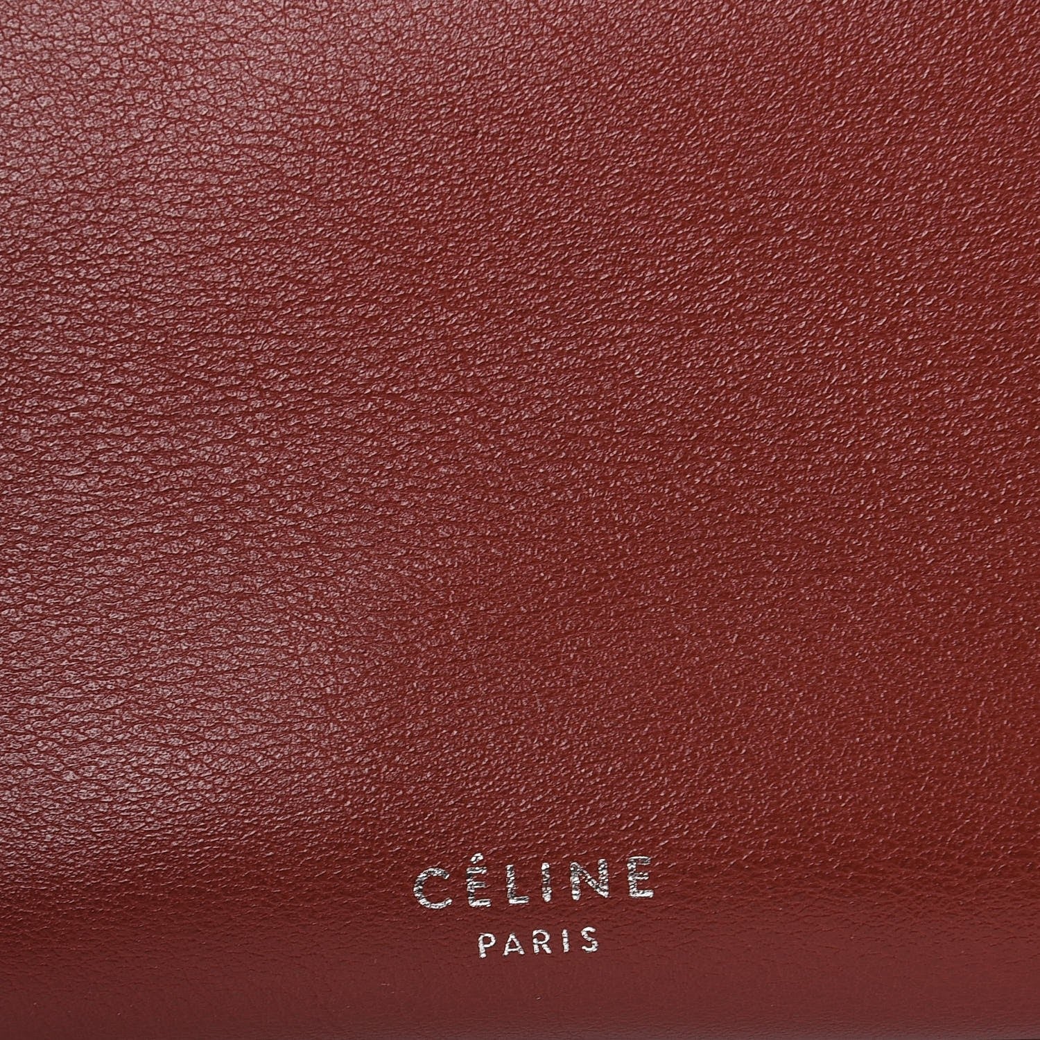 Celine Calfskin Small Ribbon Shoulder Bag Merlot 6 of 8