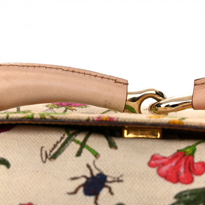 Gucci Canvas Flora Floral Horsebit Chain Clutch 15 of 15