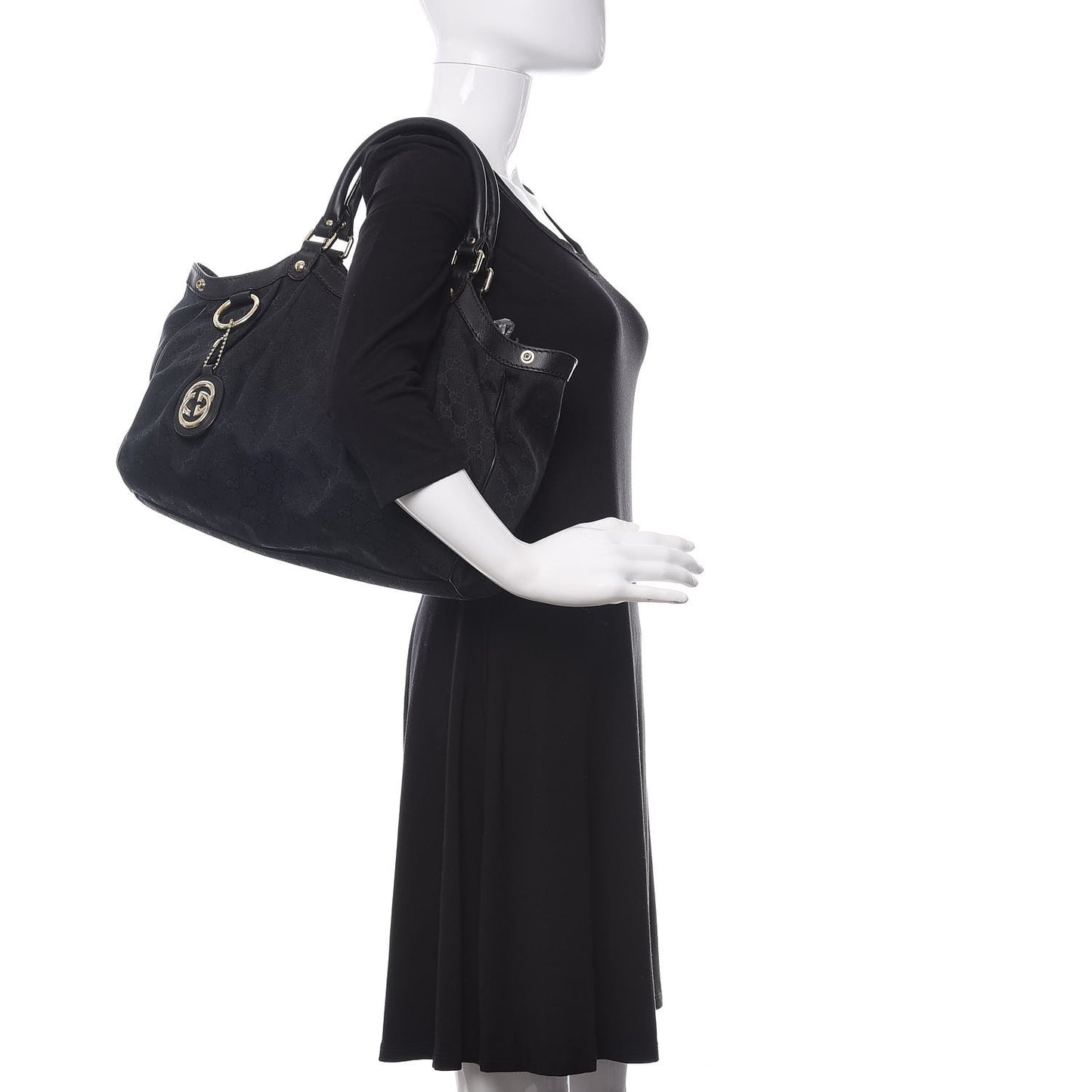 Monogram Medium Sukey Black