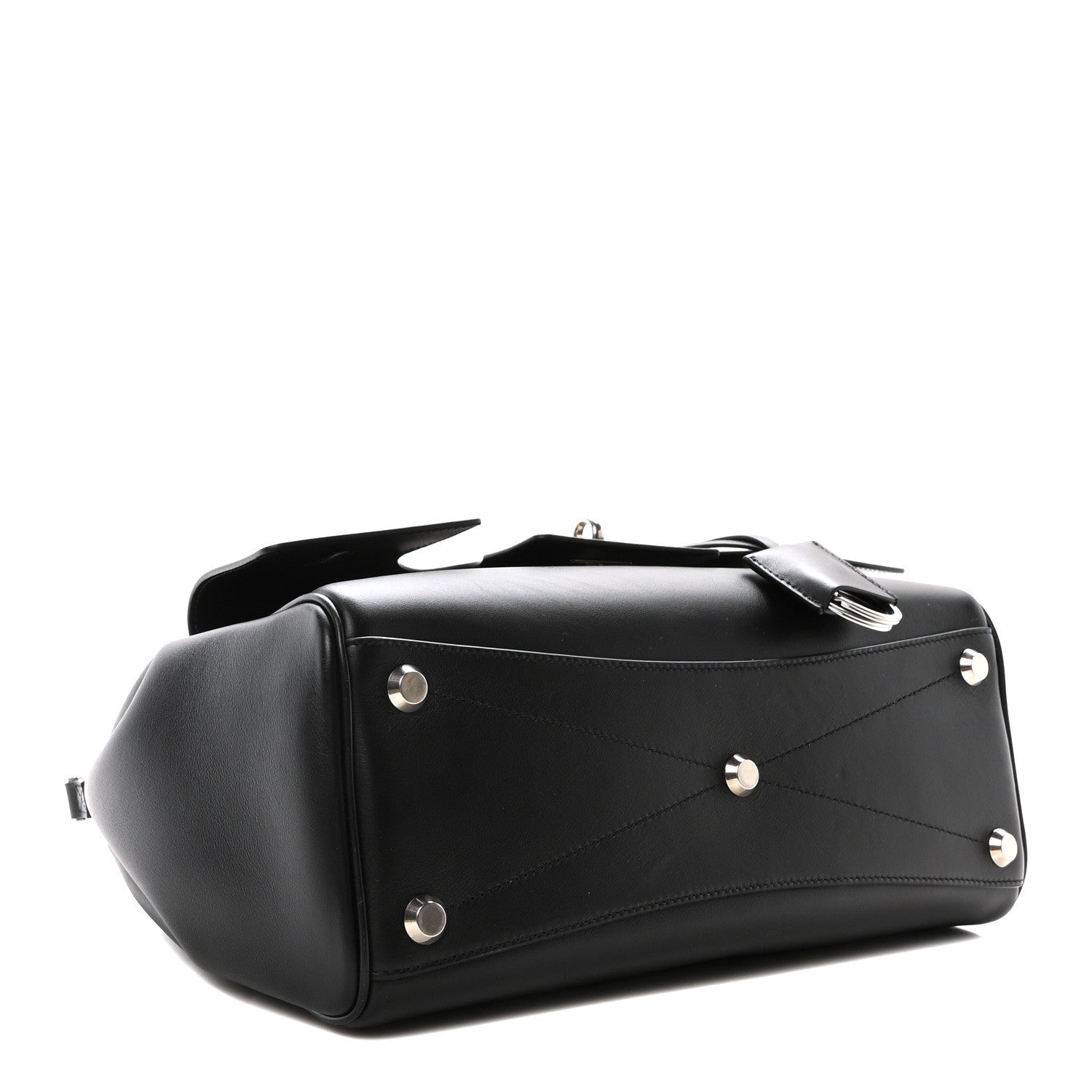 Balenciaga Smooth Calfskin Small Bel Air Carry All Bag Black 4 of 10