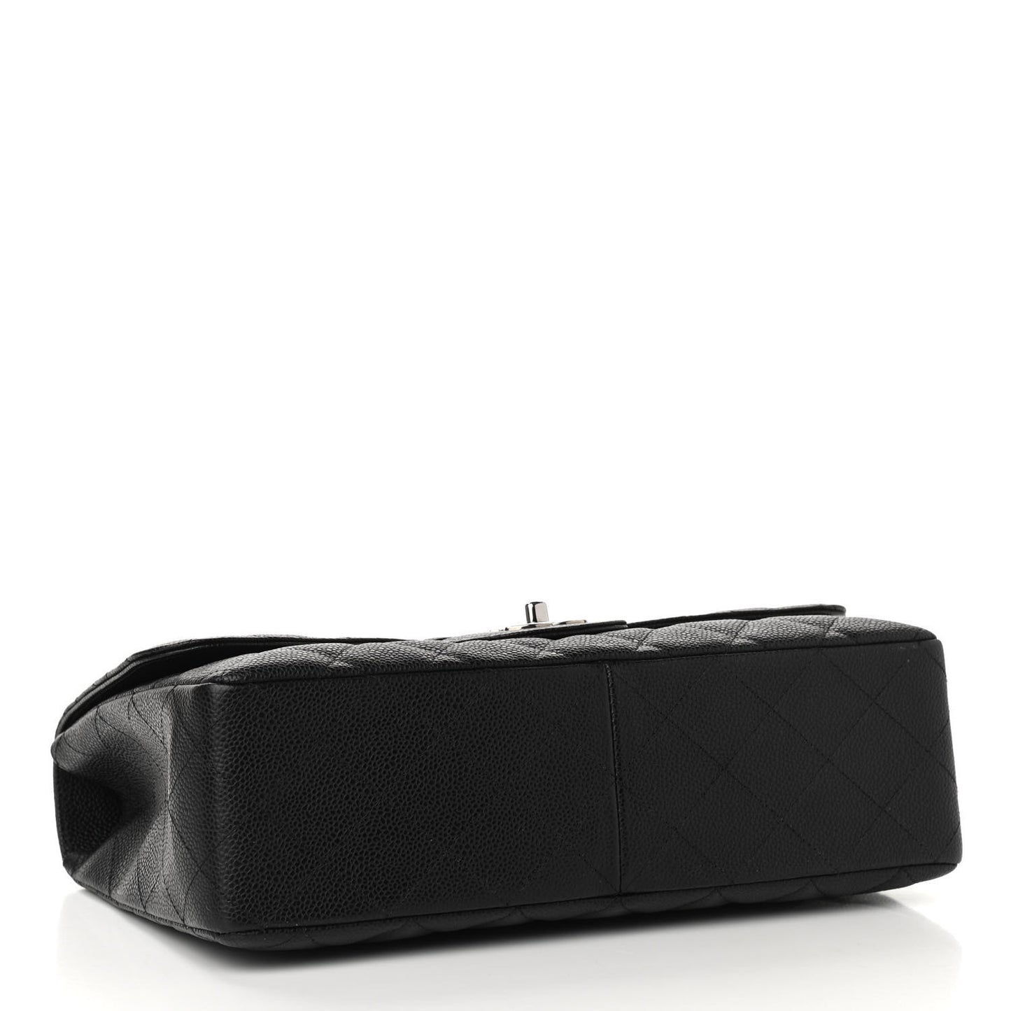 Caviar Quilted Jumbo Single Flap Black