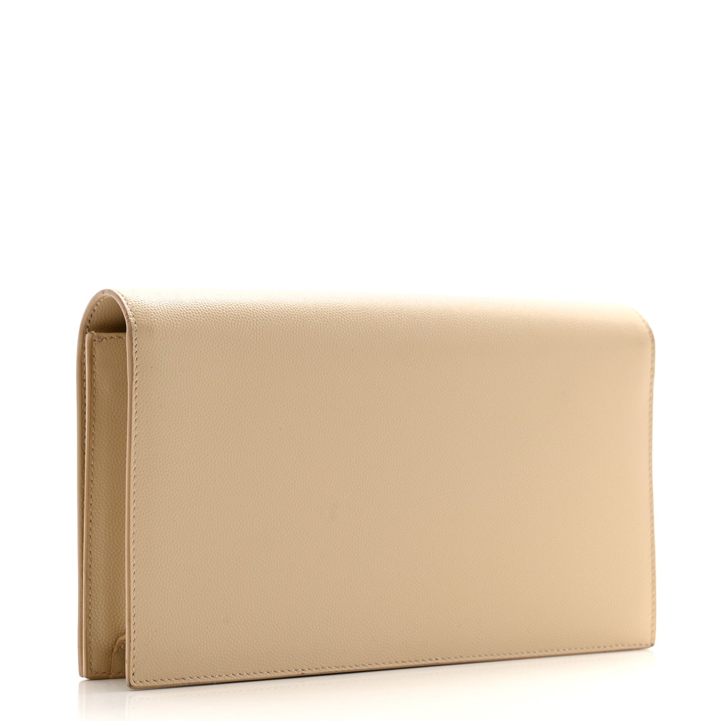 Grain De Poudre Classic Kate Monogram Clutch Nude Powder