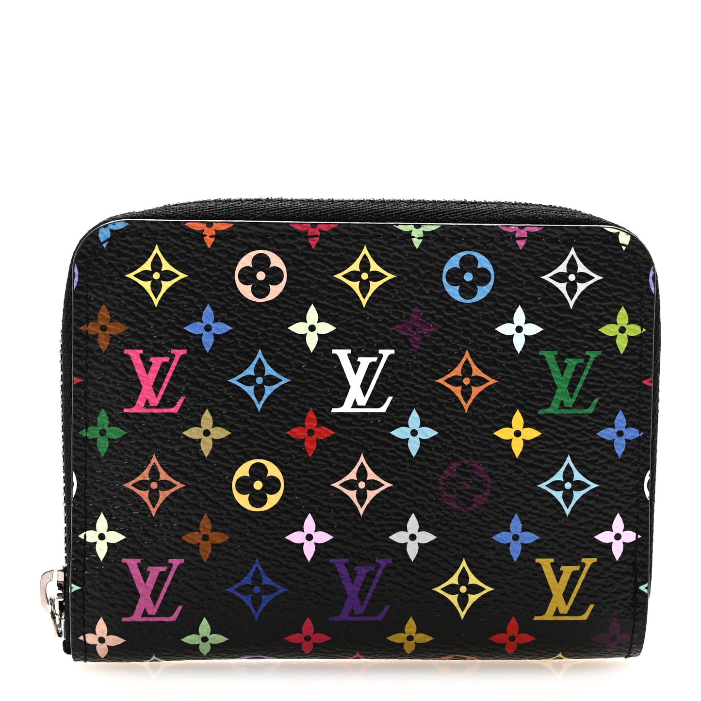 LV x TM Monogram Multicolor Zippy Coin Purse Black