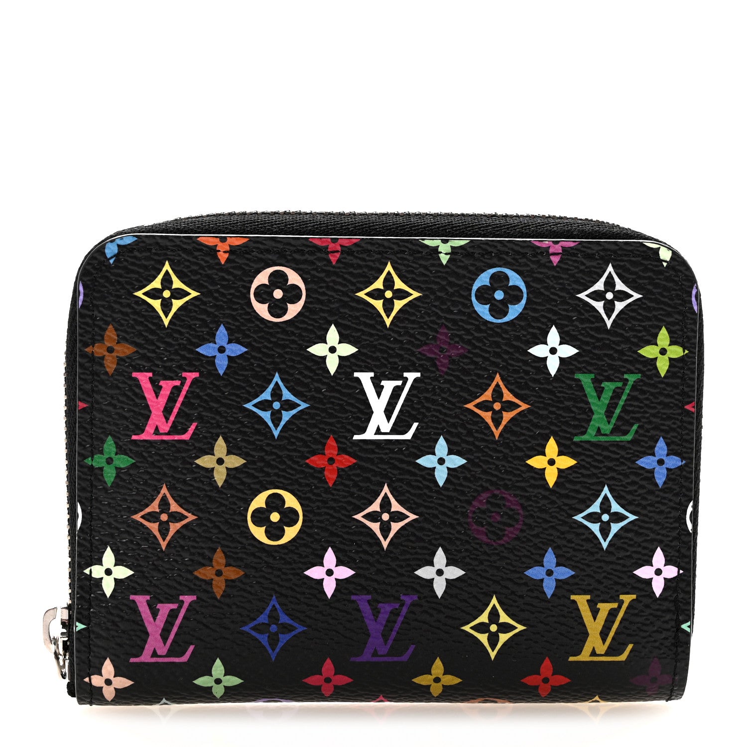 Louis Vuitton LV x TM Monogram Multicolor Zippy Coin Purse Black 1 of 7