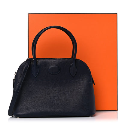 Hermes Chevre Mysore Bolide 27 Bleu Indigo 16 of 16