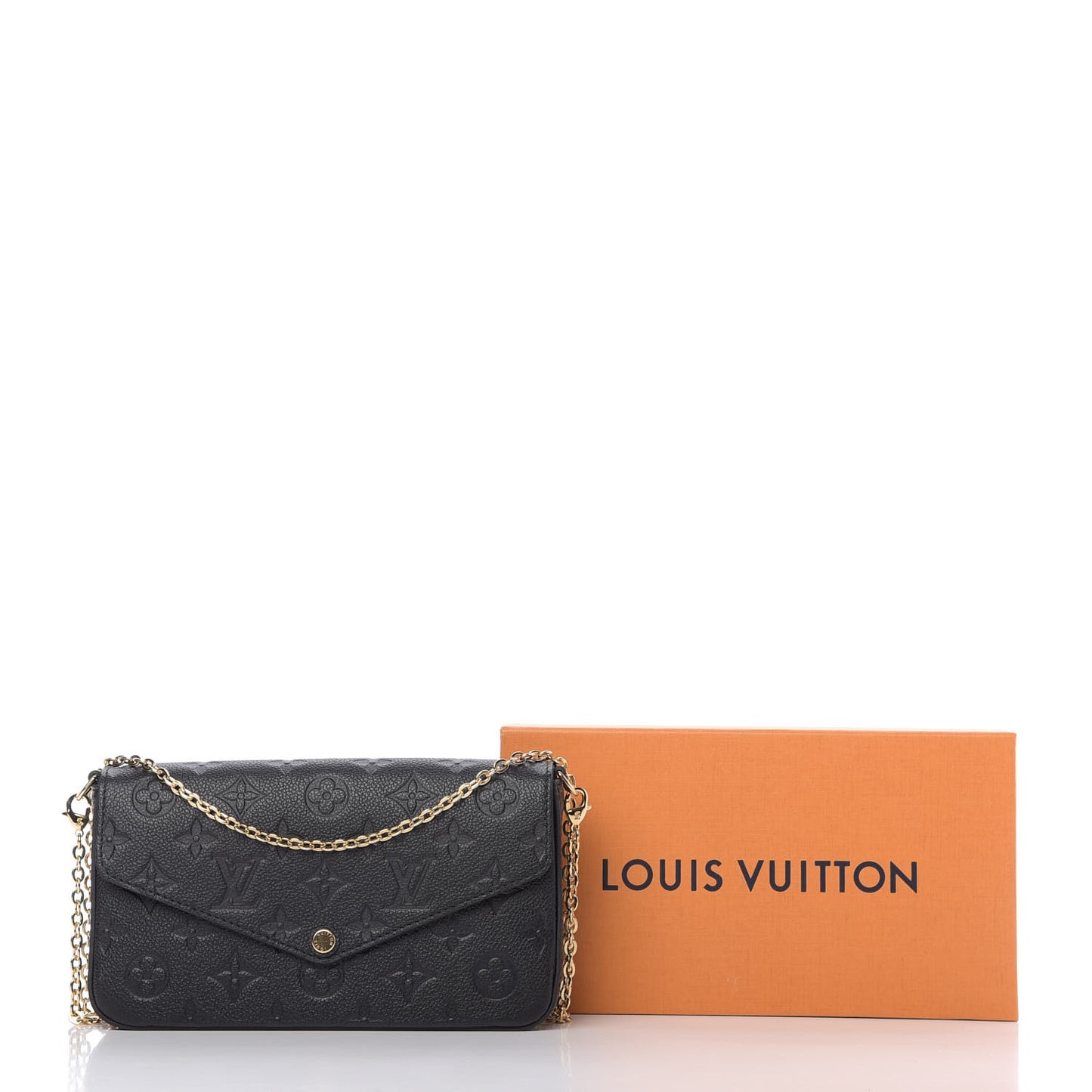 Empreinte Pochette Felicie Chain Wallet Black