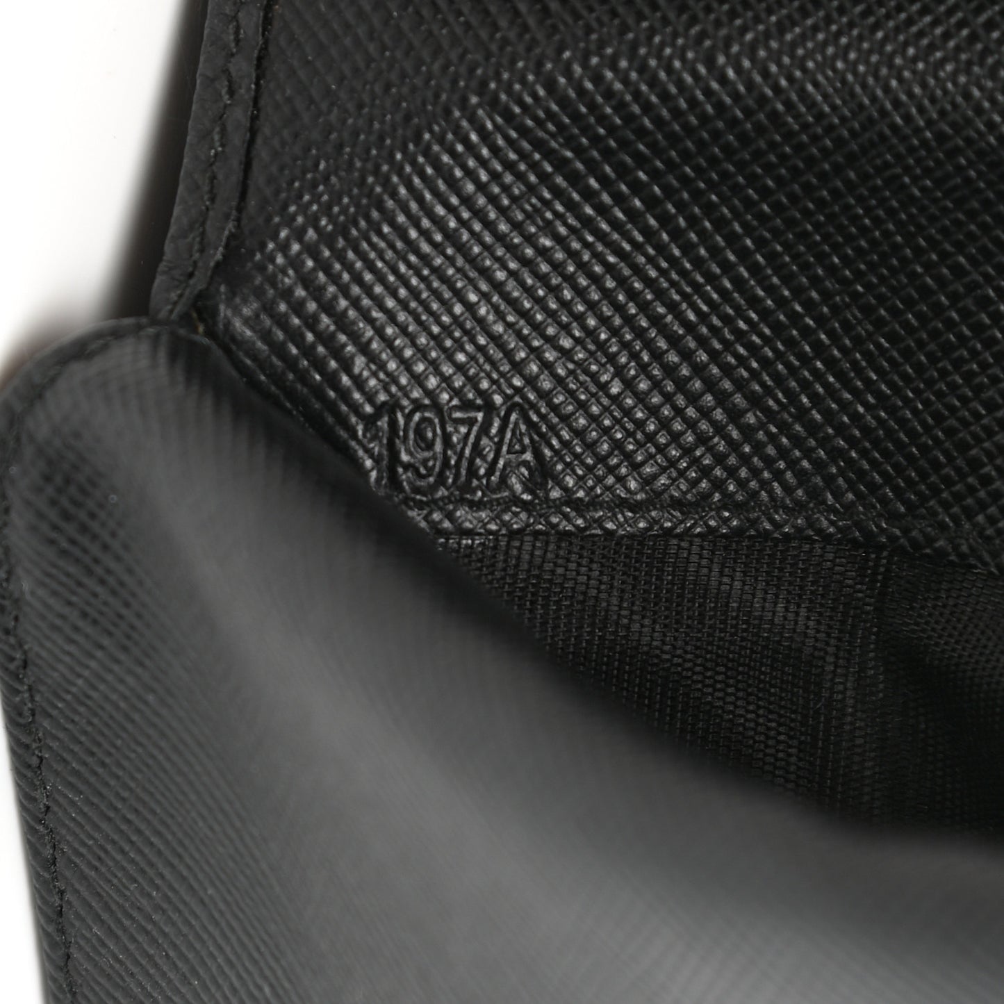 Saffiano Metal Bi-Fold Wallet Black