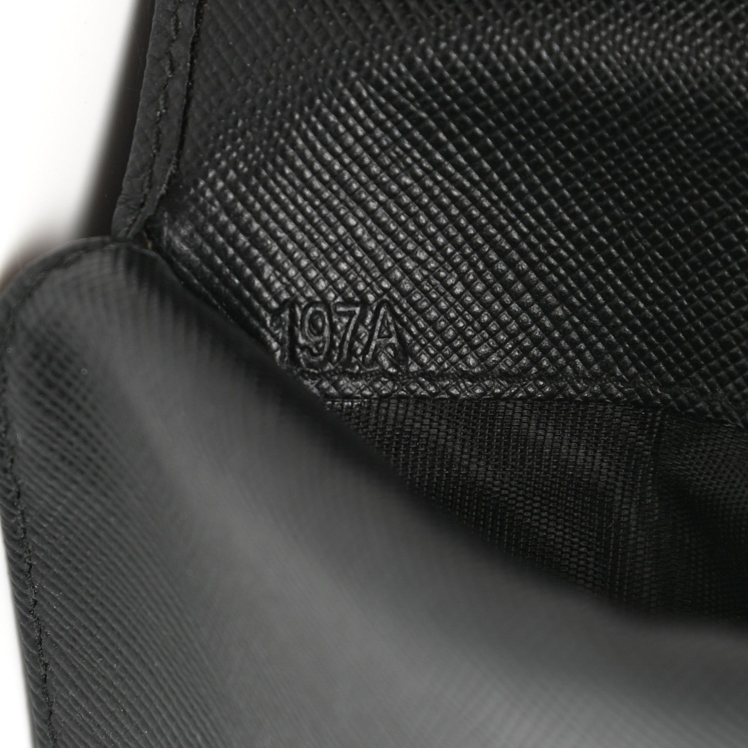 Prada Saffiano Metal Bi-Fold Wallet Black 8 of 8