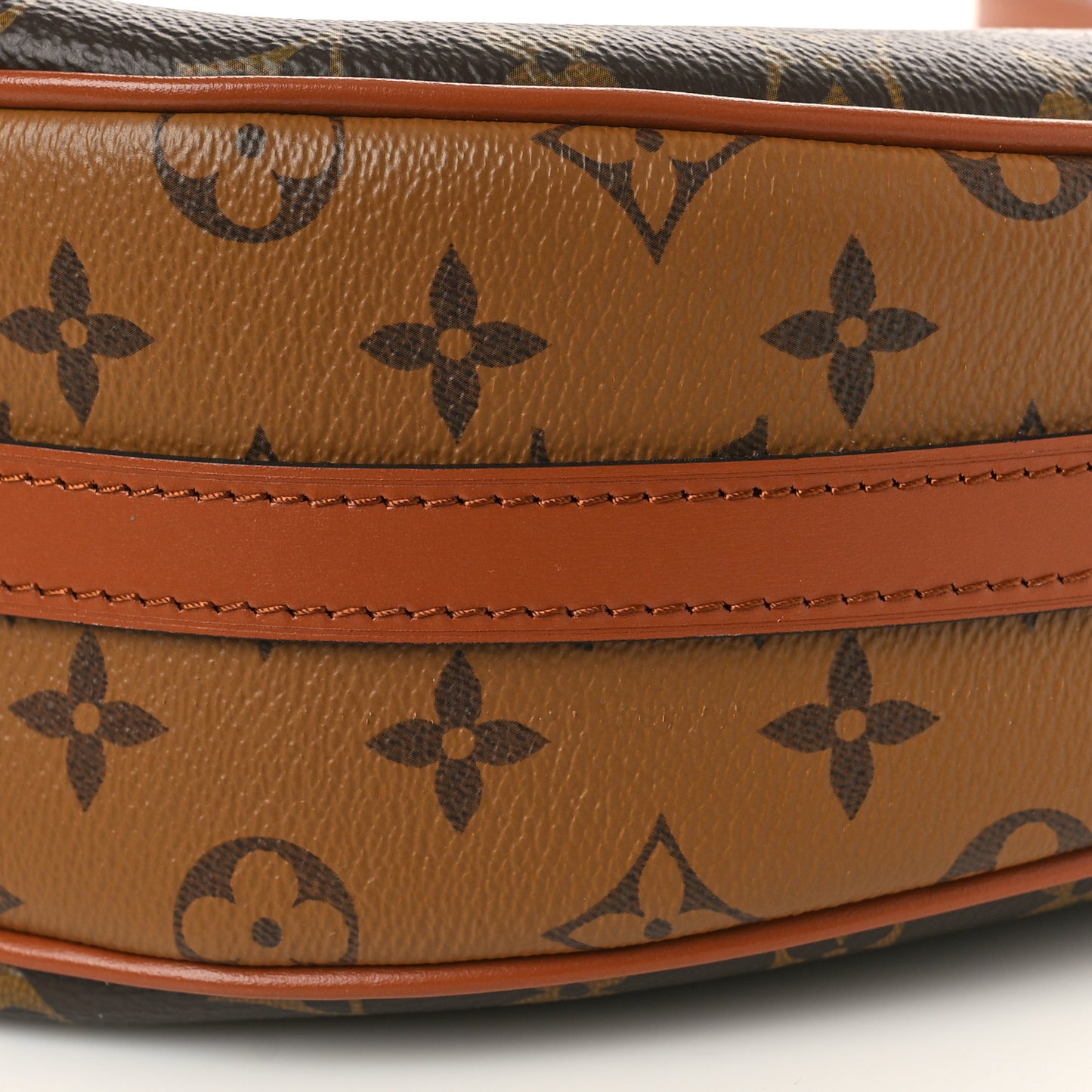 Reverse Monogram Loop Hobo