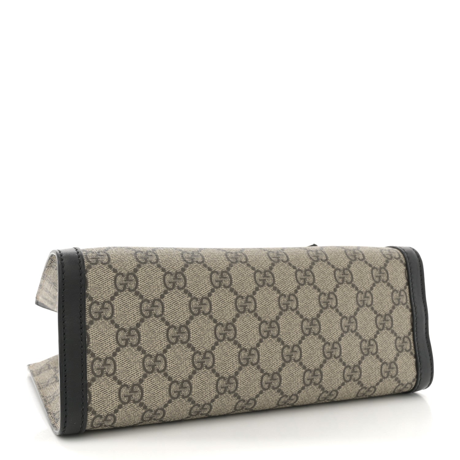 Gucci GG Supreme Monogram Small Padlock Tote Black 4 of 11
