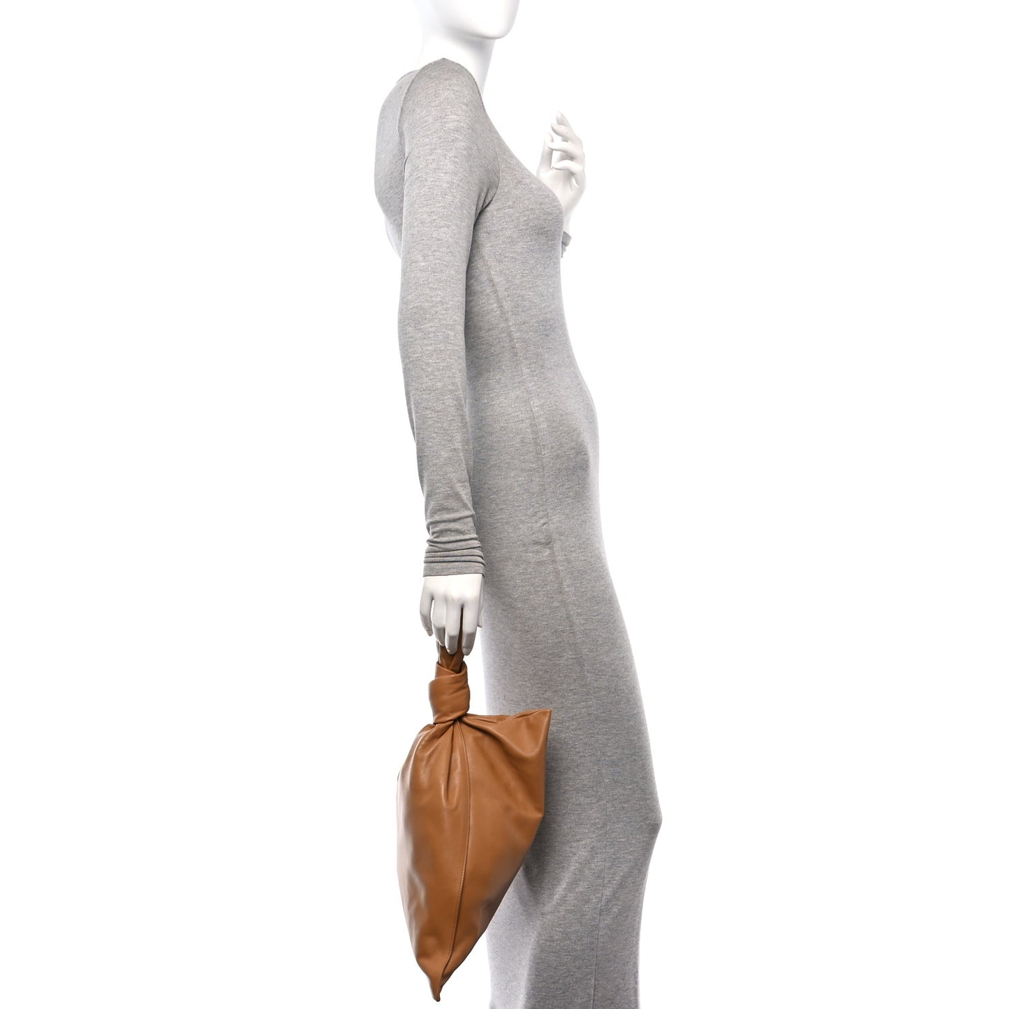 Supple Calfskin BV Twist Caramel