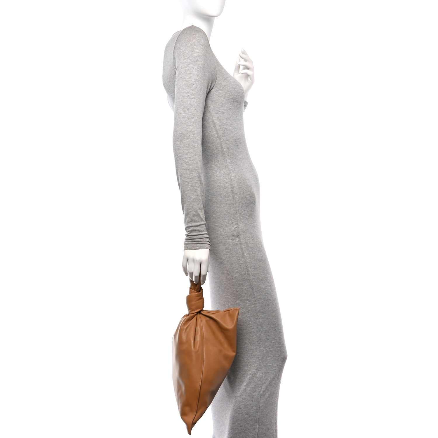 Bottega Veneta Supple Calfskin BV Twist Caramel 2 of 9