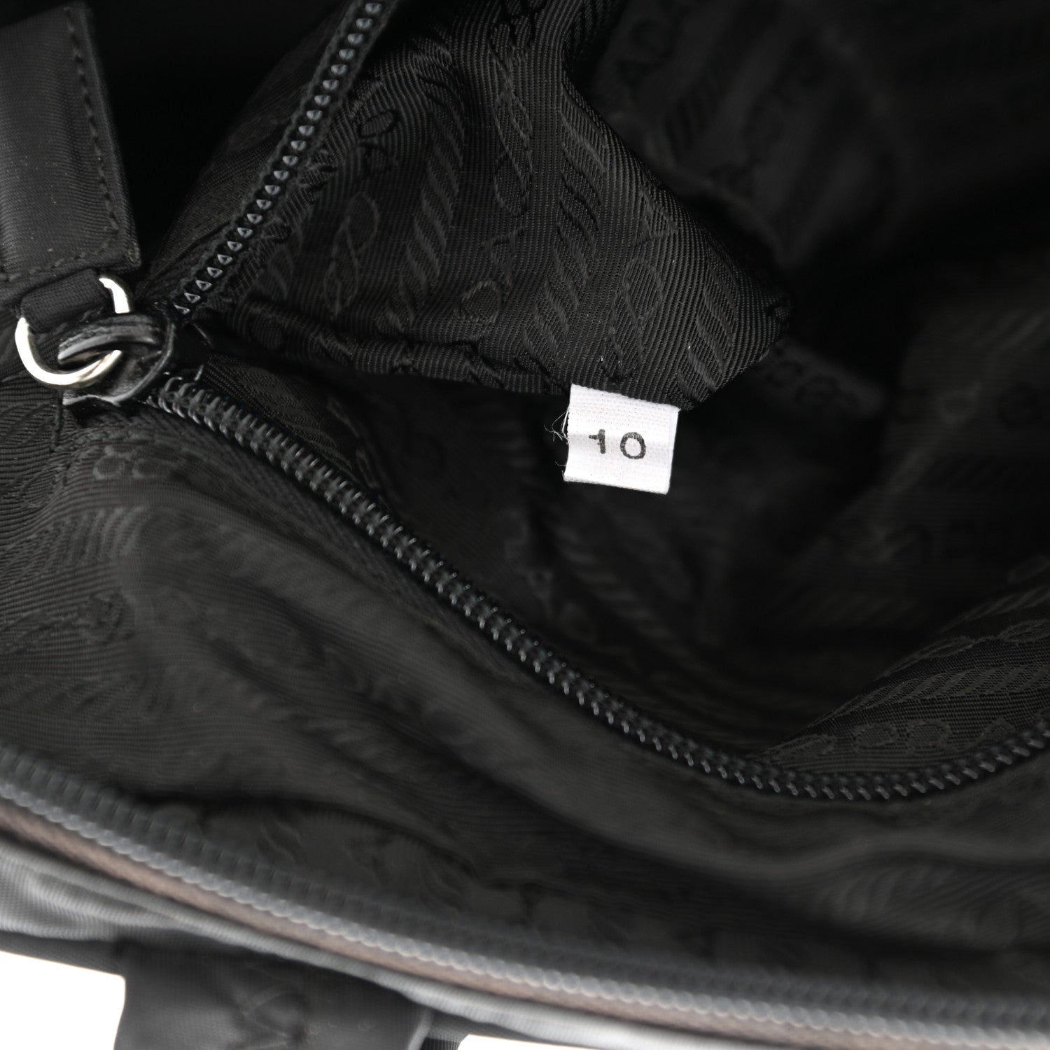 Prada Tessuto Nylon Tote Black 6 of 12