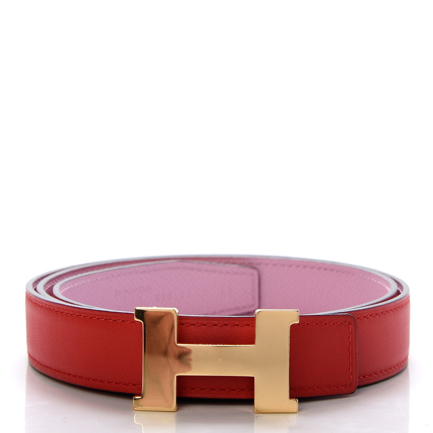 Swift Epsom 24mm Constance H Belt 85 Rouge De Coeur Mauve Sylvestre