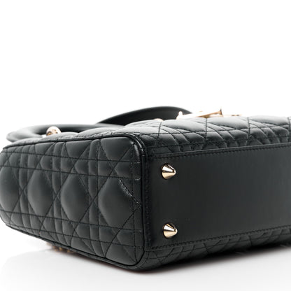 Christian Dior Lambskin Cannage Small My ABCDior Lady Dior Black 9 of 11