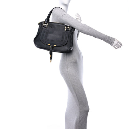 Chloe Calfskin Medium Marcie Satchel Black 3 of 10