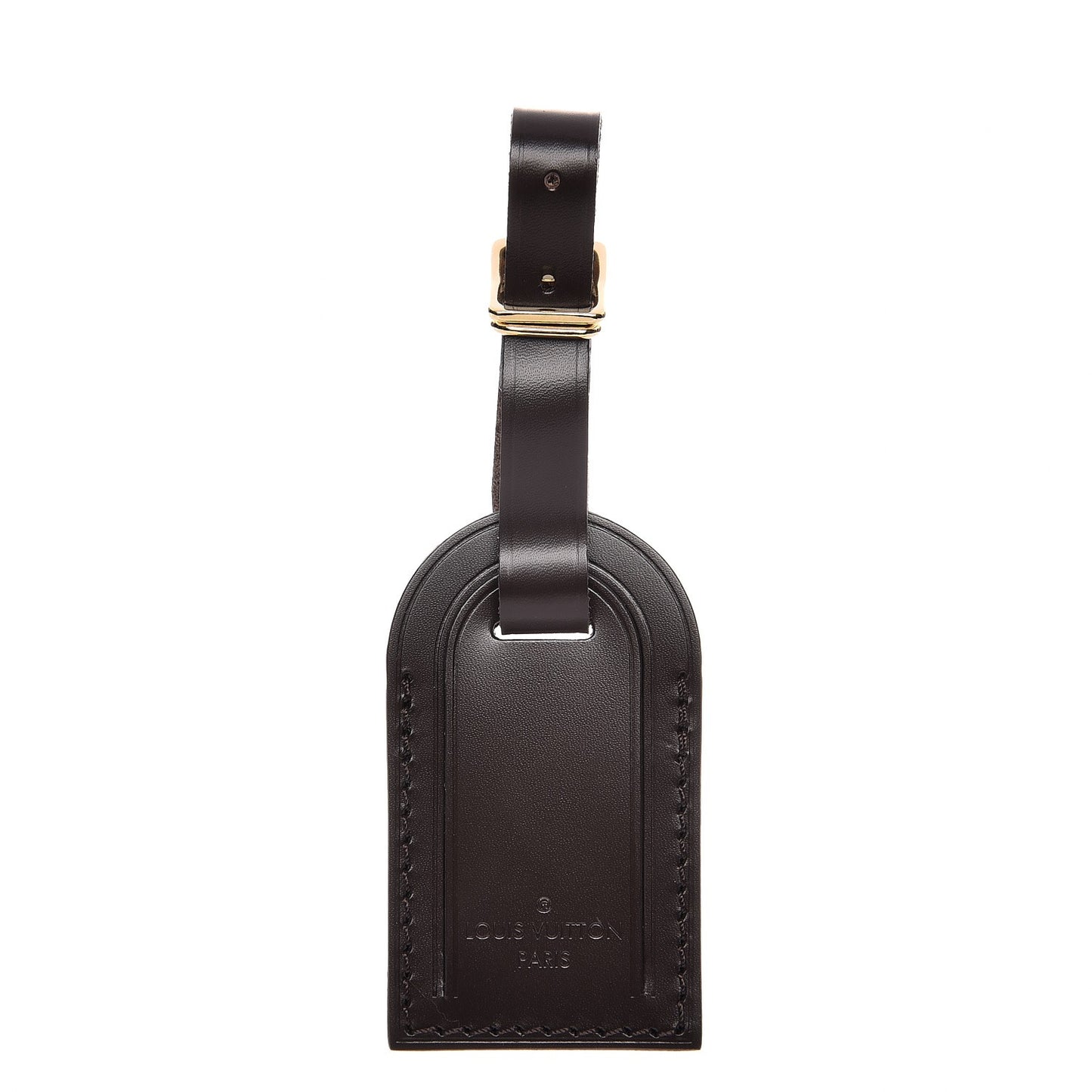 Calfskin Small Luggage Tag Ebene