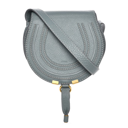 Chloe Calfskin Mini Marcie Round Crossbody Bag Cloudy Blue 1 of 9
