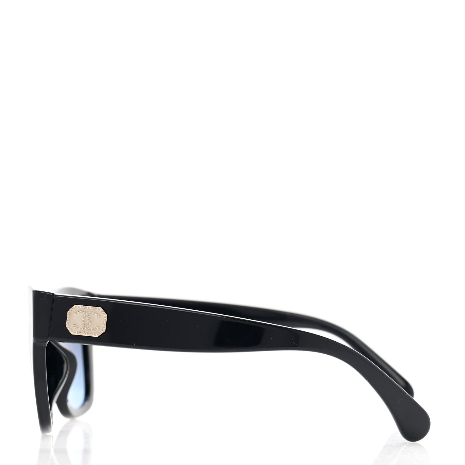 Chanel Acetate Square CC Sunglasses 5478-A Black 3 of 7
