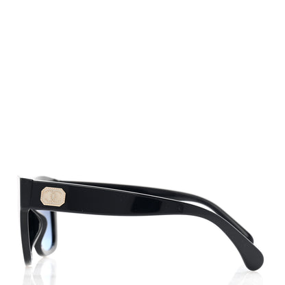 Chanel Acetate Square CC Sunglasses 5478-A Black 3 of 7
