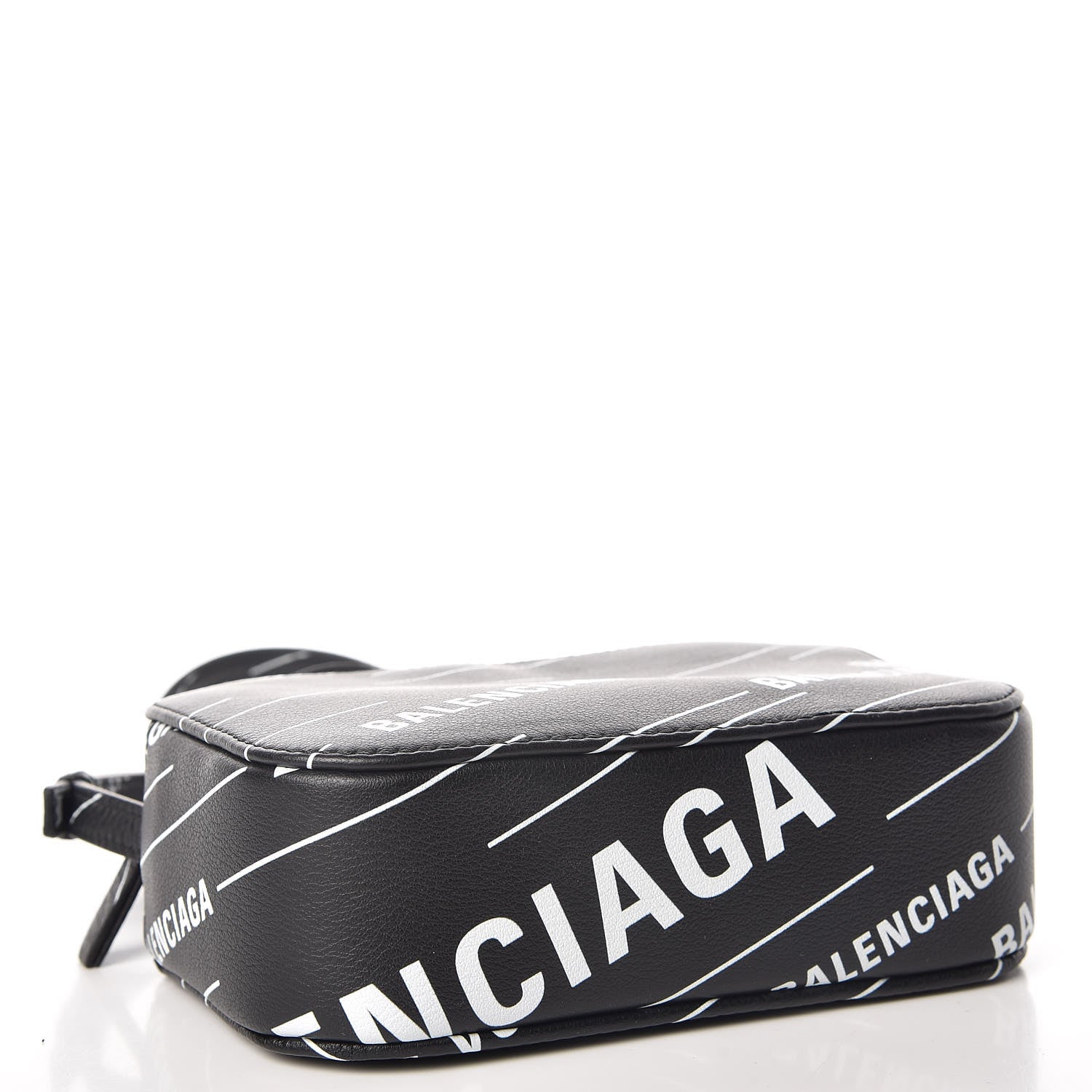 Balenciaga Calfskin Logo Print XS Everyday Camera Bag Black 4 of 9