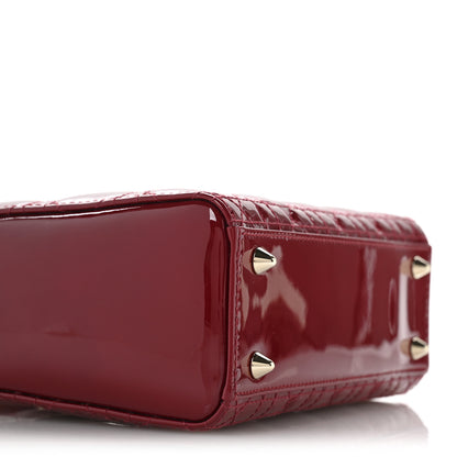 Christian Dior Patent Cannage Small Lady Dior Cherry Red 9 of 11