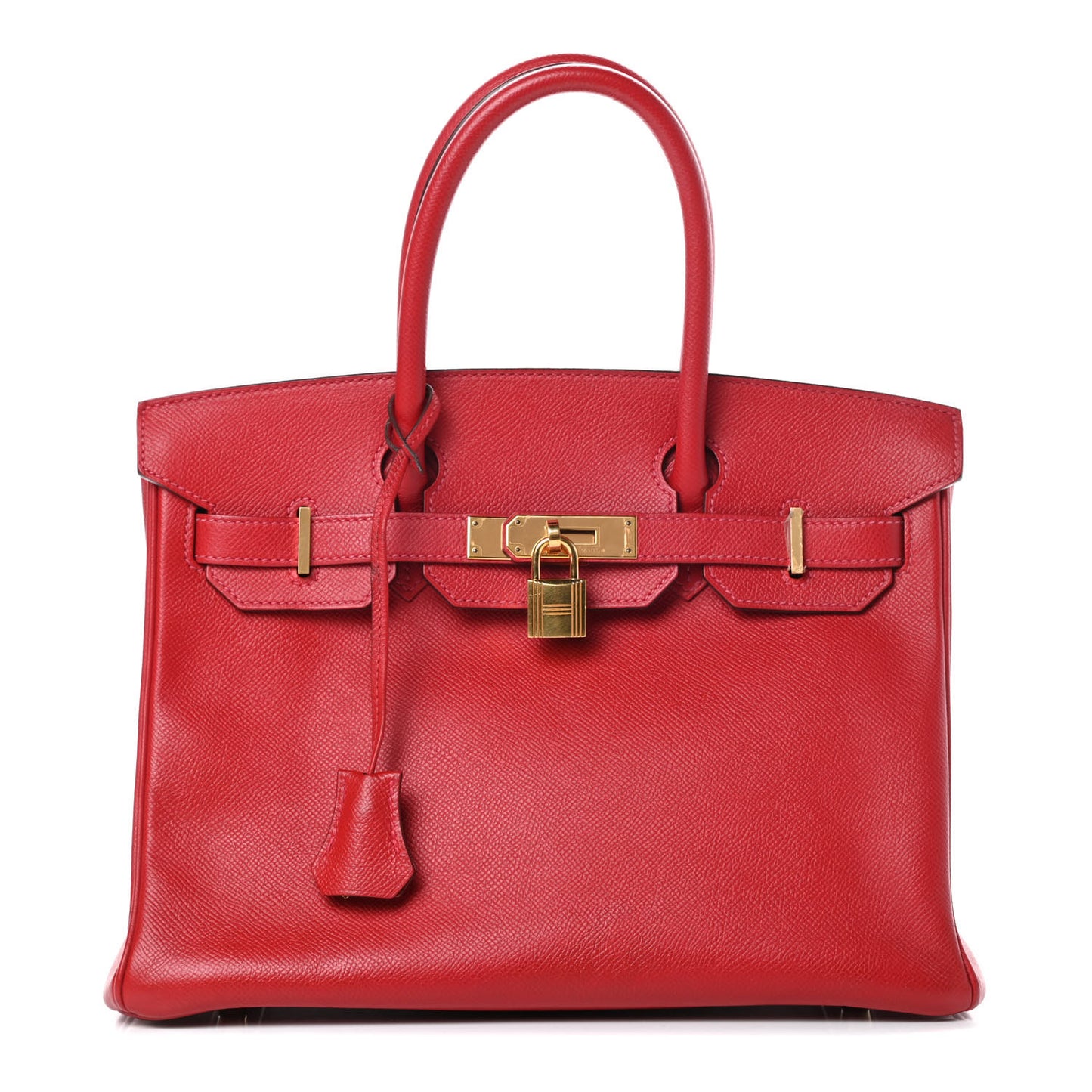 Epsom Birkin 30 Rouge Casaque