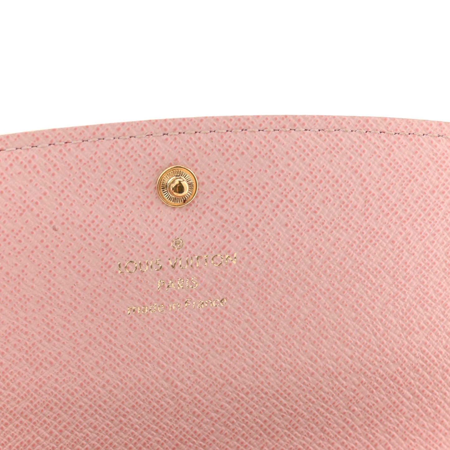 Damier Azur Emilie Wallet Rose Ballerine