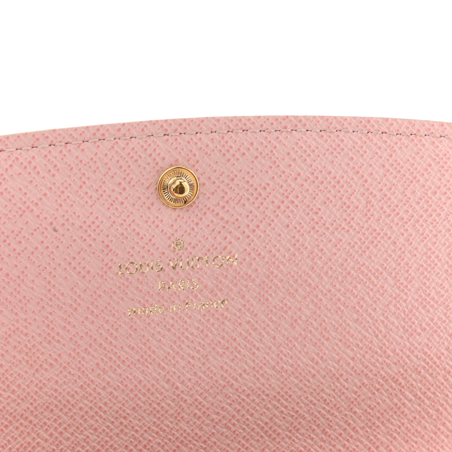 Louis Vuitton Damier Azur Emilie Wallet Rose Ballerine 7 of 10
