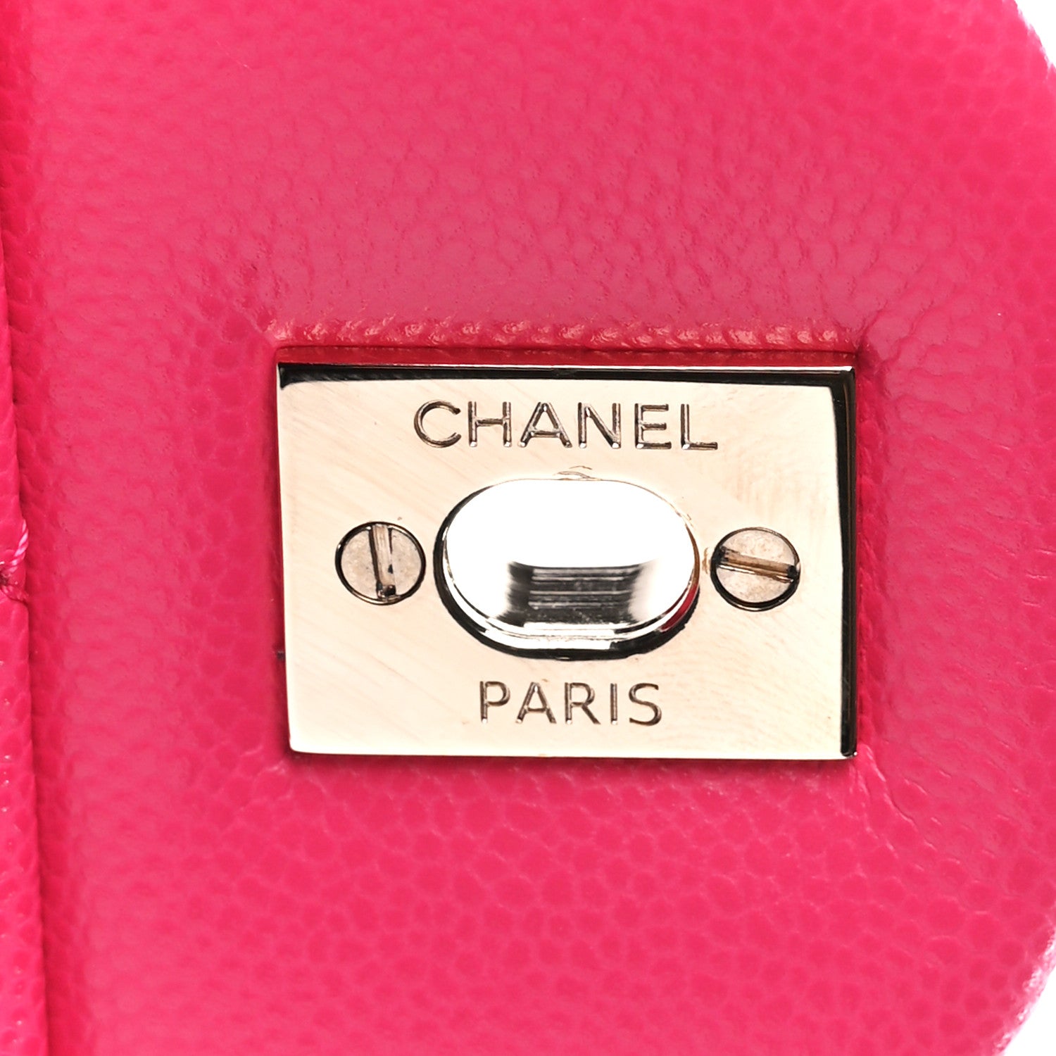 Chanel Caviar Quilted XXL Travel Flap Bag Dark Pink 7 of 11