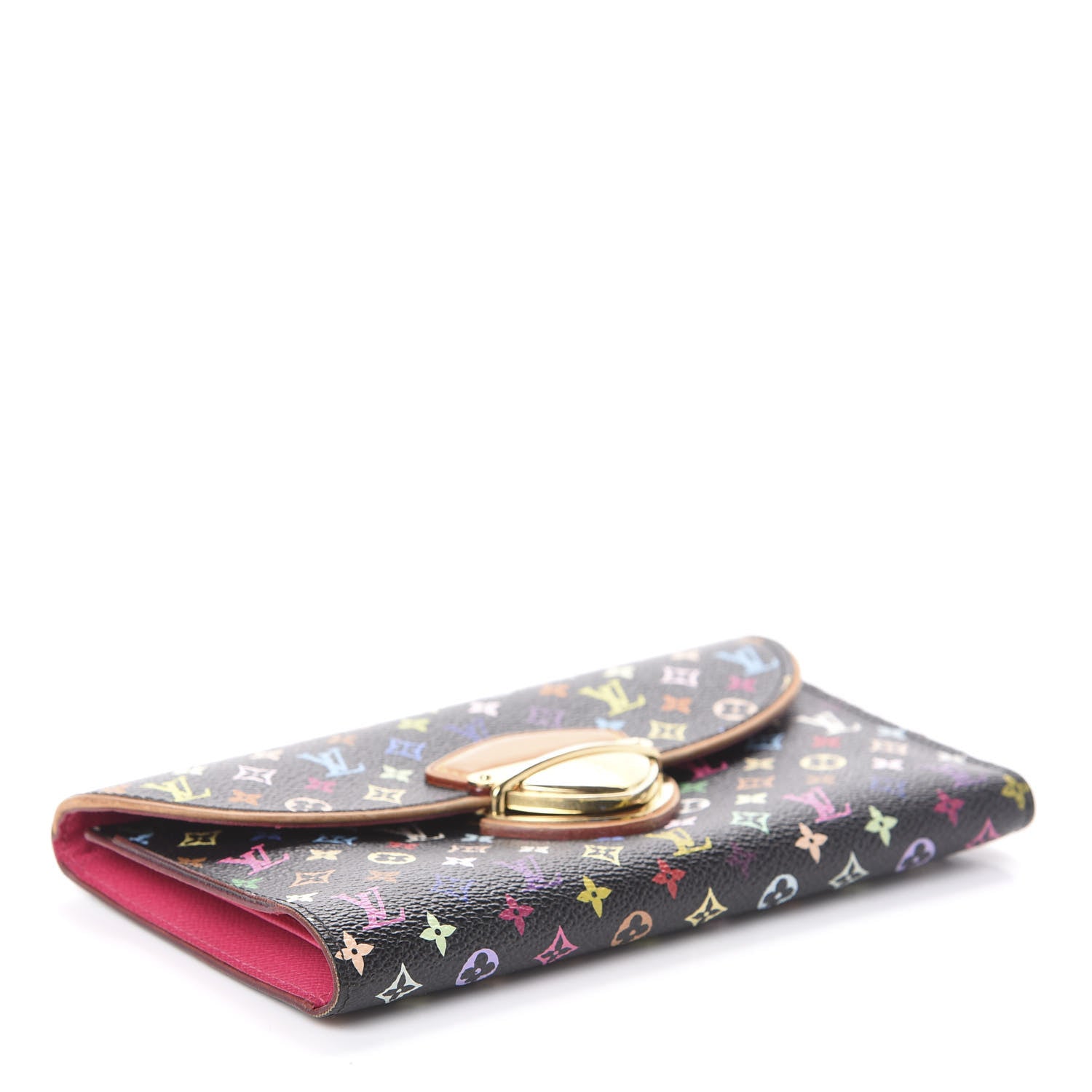 Louis Vuitton Monogram Multicolor Eugenie Wallet Black Grenade 4 of 6