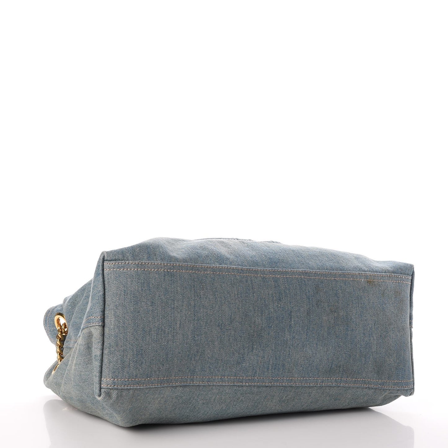 Denim Medium Soho Chain Shoulder Bag Blue